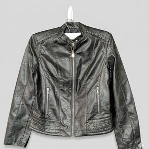 Women's Black Leather Jacket